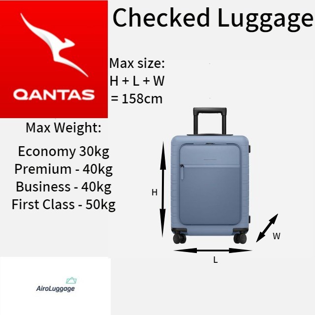 qantas domestic travel baggage allowance